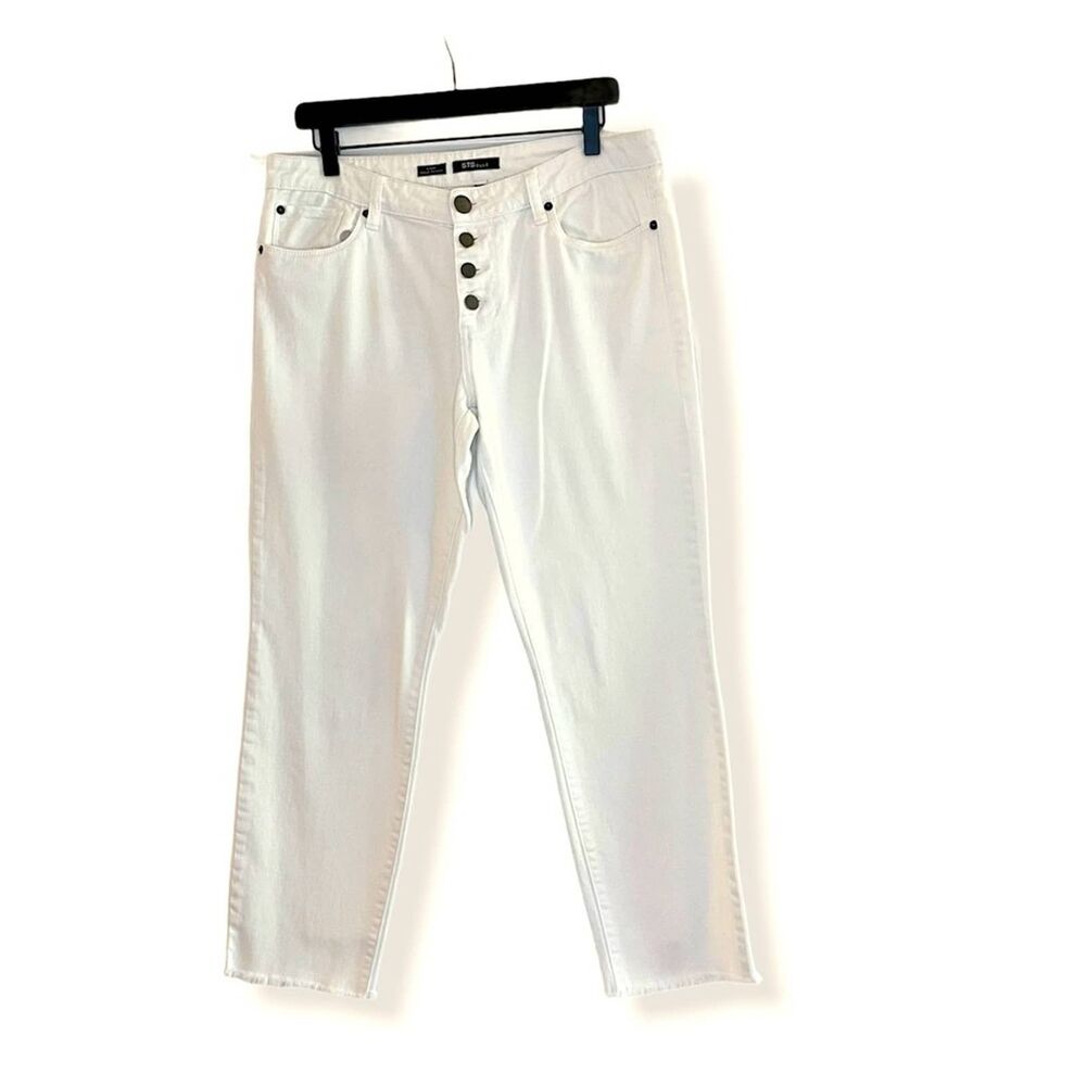 STS Blue White Ankle Jeans size 30